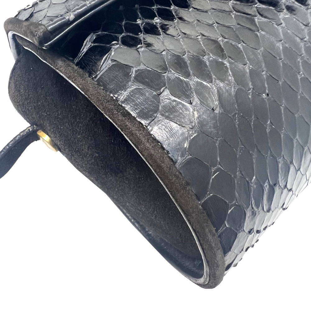 Salvatore Ferragamo Shoulder Bag Python Leather S… - image 7